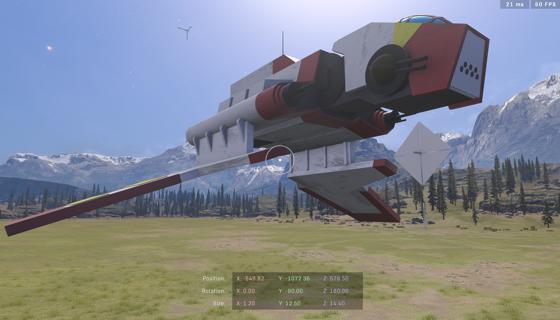 Image: Star Wars Nu Attack Shuttle (Flying)