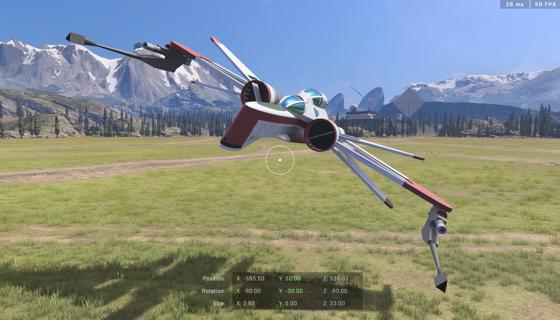 Image: Star Wars ARC170 Starfighter (Flying)