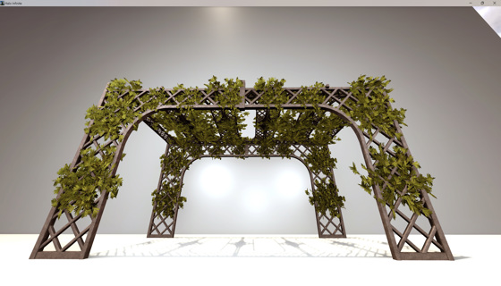 Thumbnail: Pergola with vines