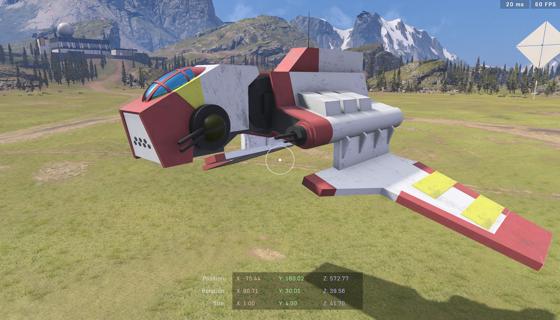 Image: Star Wars Nu Shuttle (Flying) Updated