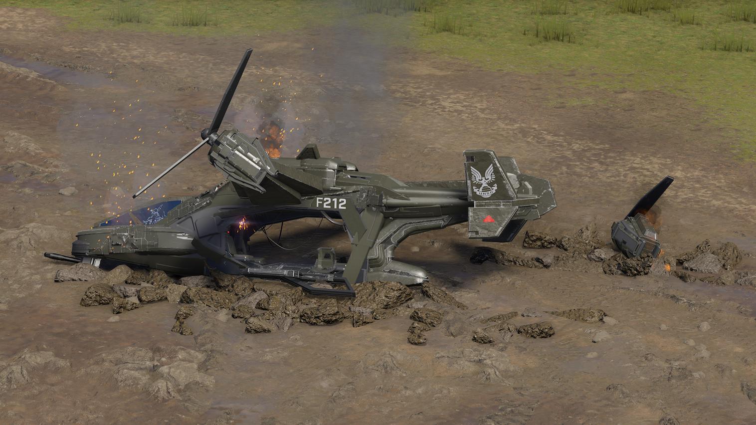 UH144 Falcon (Destroyed)