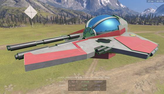 Image: Star Wars Republic Interceptor (Flying)