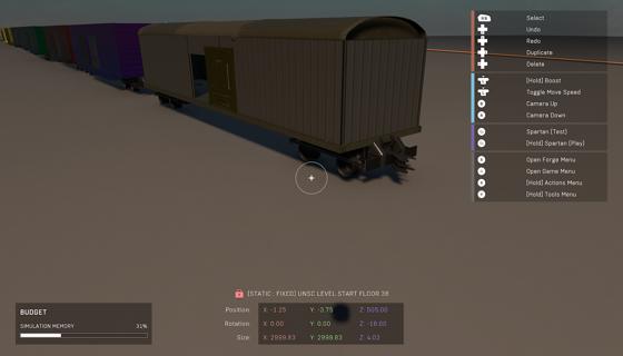 Image: Army green old train box car