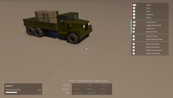 Image: Cargo army truck