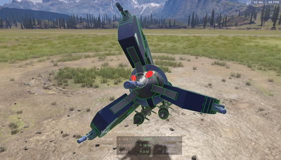 Image: Star Wars Droid Tri-Fighter (Rockets)