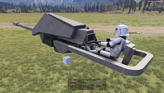 Imagem: Star Wars AT-TE Cannon (Clone Trooper)