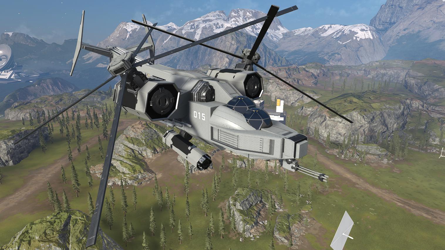 Heavy attack helicopter