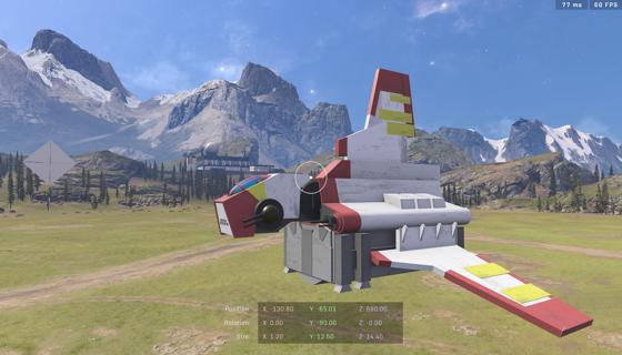 Image: Star Wars Rho Attack Shuttle (Flying)