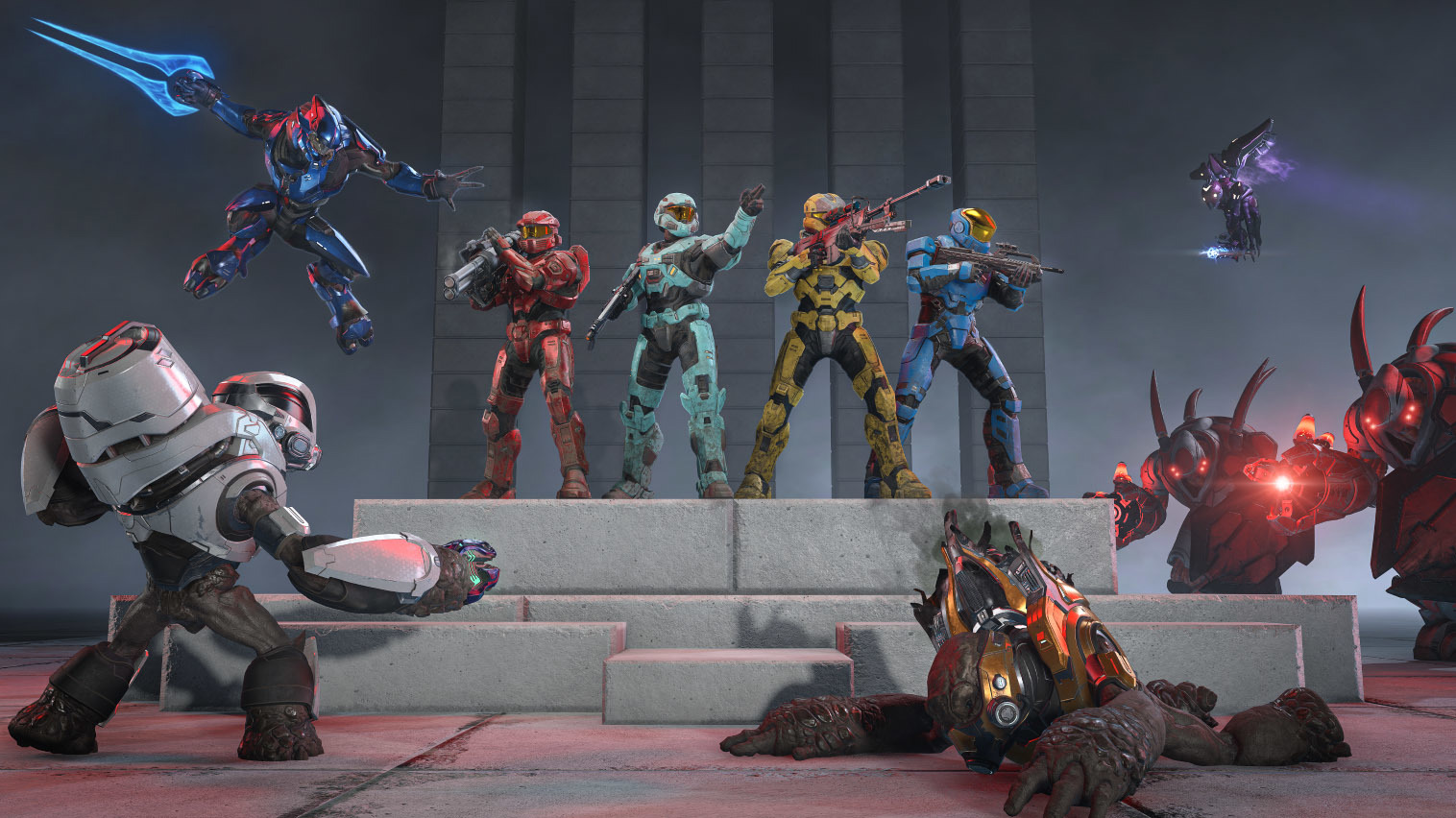 Twoteam firefight KOTH heroic